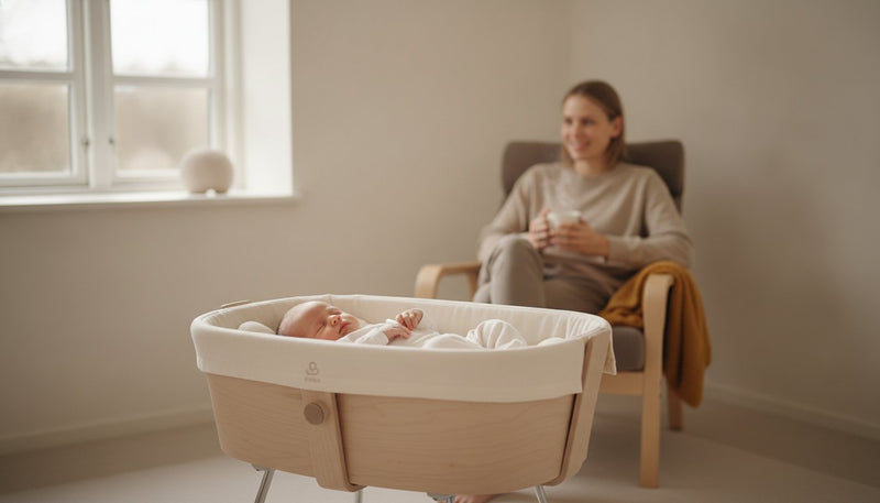 Baby sover kun på mig? Tips til bedre søvn i egen vugge
