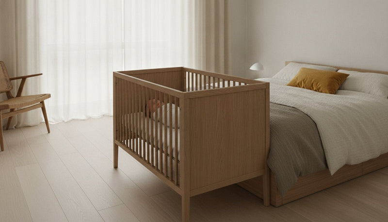 Bedside crib eller tremmeseng? Vælg den rette seng til baby