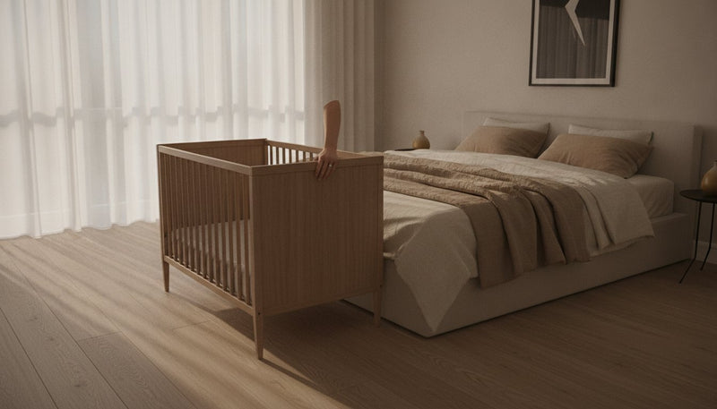 Samsovning eller egen seng? Guide til tryg babysøvn