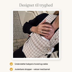 Fordele ved Numora bæresele - hovedstøtte, justerbar, blødt bomuld